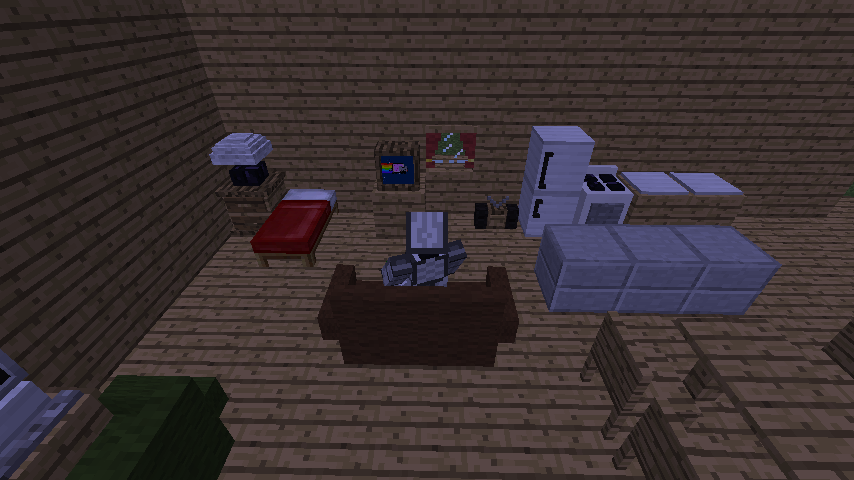 Minecraft 今までになかった家具を追加するmod Furnituremod のんき気ままにゲーム紹介とか